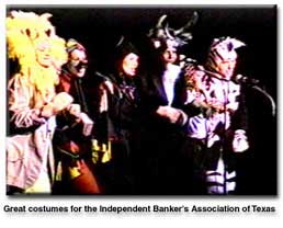 picture of scene from an Independent Bankers's Association of Texas benefit show